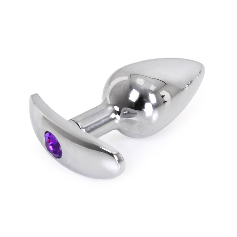 Kiotos Plug Bijou anal avec base arrondie Curve 6 x 2.8 cm - Bijou Violet